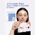 BIODANCE Hydro Cera-nol Real Deep Mask – Overnight Hydrogel Mask for Soothing, Moisturizing & Nourishing, 1.19oz (34g) × 4 Sheets