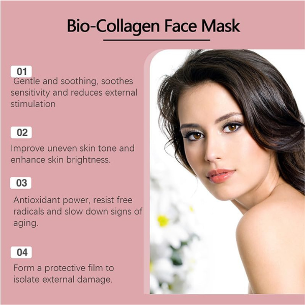 Biodance Bio-Collagen Deep Moisturizing Night Mask – Strengthens Skin Barrier, Imported Collagen Formula, 4 Sheets per Pack